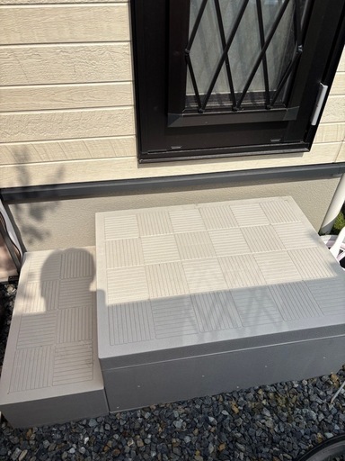 勝手口用　踏み台　階段