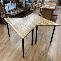 S749 ⭐ IKEA イケア ダイニングテーブル ２分割タイプ 幅139cm USEDの画像