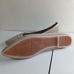 新品 25cm ピンク パンプス ミュール 幅広 ソフト フィット 楽ちん 軽いの画像