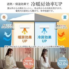 150×220cm高機能カーテン ドレープ2枚セットの画像