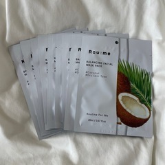 Rou:me（ルーミー）BALANCING FACIAL MASK PACK（ココナッツ／乾燥肌用） の画像