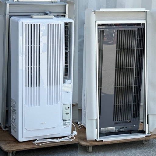 A599J◇コイズミ 窓用エアコン◇主に4〜7畳◇2022年製◇1.6kw◇ウインドエアコン◇KAW-1622