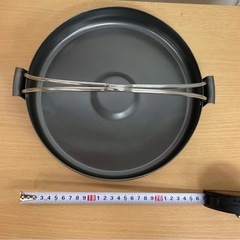 電磁調理器対応　すき焼き鍋　26㎝　ツル付きの画像