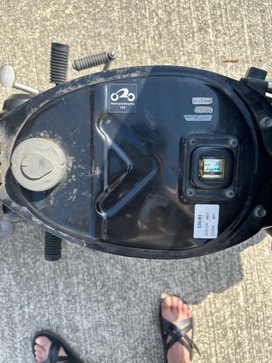 廃車済　リトルカブ　50CC 4速セル付き　実動車