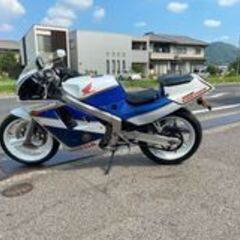 福山市瀬戸町　ホンダ CBR250R MC19 2型 ハリケーン ニハリ 実動 書類付 規制前45馬力 250cc 4気筒 吹け上がり良好 峠 膝スリ レストア カスタムにもの画像