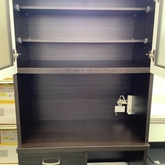 家具ならトレファク吉川店！！   ニトリ　レンジボード　ダークブラウンの画像