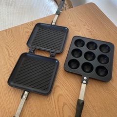 未使用ホットサンド、たこ焼きメーカーの画像