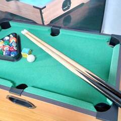 【S22】卓上ビリヤード/ミニサイズ/POOL TABLE/ゲーム/サイズ横約50㎝/現状品の画像