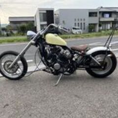 福山市瀬戸町　ホンダ  V-TWINマグナ  マグナ250  MC29  吹け上がり良好  実動  書類付き  ジョッキーシフト  スーサイドクラッチ  ロングフォーク  チョッパー  アメリカンの画像