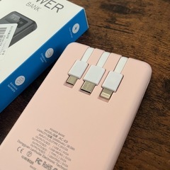 新品　モバイルバッテリー　3口の画像