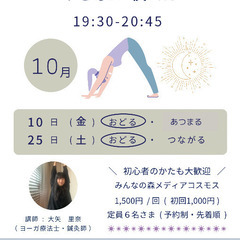 やさしい夜ヨガの画像
