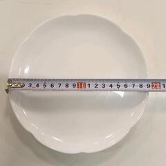 0829-092 白いお皿　2枚セットの画像