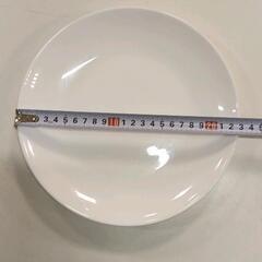 0829-093 白いお皿　2枚セットの画像