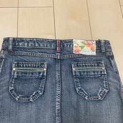 キャメルロード　デニムミニスカートの画像