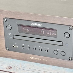 Victor「EX-D7」一体型ウッドコーンオーディオシステムの画像