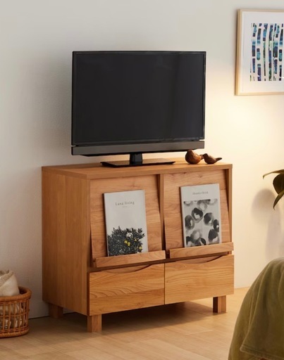 あたたかみのあるアルダー材のフラップローボード ＜幅80＞