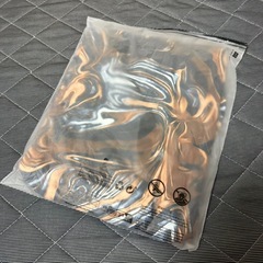 モックネック ミニワンピース【M】ボディコン マーブルプリントの画像