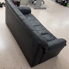 熊谷　タダであげます　0円　ソファ　表皮本革の画像