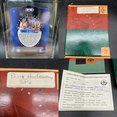 L324　レア 3D Insert 1996 Upper Deck SPX Tribute Anfernee Hardaway ペニー・ハーダウェイ NBA Magic ユニフォーム Panini バスケサイン 221/300の画像