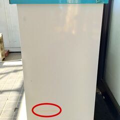 △ 物置 倉庫 収納庫 高さ 90.5cm 幅 123.5cm 奥行 50cm 鍵無し メーカー等の情報記載無し サビあり 現状渡しの画像