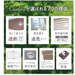 ベランダ目隠し 日除けシェード オーニング 高密度6m✖️1mの画像