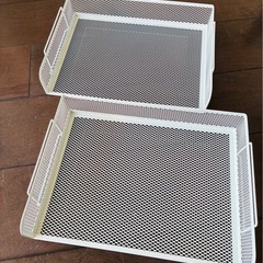 IKEAスタッキングレタートレー2段の画像