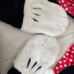 ディズニー　ミニーちゃんかぶりものの画像