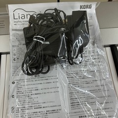 中古品　KORG デジタルピアノ　L1SP シルバー　台座付き　2022年製　公田店の画像