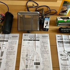 ガラス水槽　他　カメ飼育セット
　　の画像