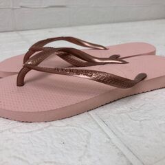 havaianas ハワイアナス ビーチサンダル 23㎝ ピンクの画像