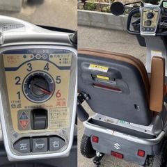 h-103△ q ② 岐阜発/ スズキ/ タウンカー/ TC1A4/ セニアカー/ 実動/ 走行確認/ シルバーカー/ 現状品/ 管18s/ R7.5/12 △の画像