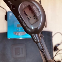 SONY MD WALKMAN MZ-E30 本体＋電池ケース＋リモコン付きイヤホン＋ポーチ＋ニッケル水素電池 の5点セットの画像