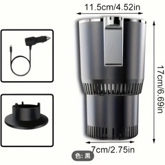 スマートカーマウント冷熱カップ、冷却と加熱の両機能付きの画像