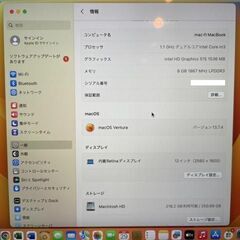 MacBook12　2016　Core m3　8GB　251GB　まずまず美品です！の画像