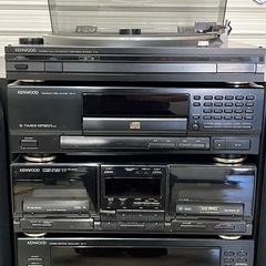 早い者勝ち！ KENWOOD レトロオーディオセット スピーカー音出しOK 現状渡しの画像