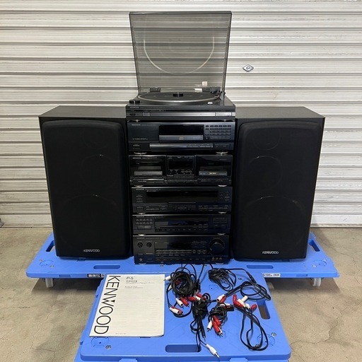 早い者勝ち！ KENWOOD レトロオーディオセット スピーカー音出しOK 現状渡し