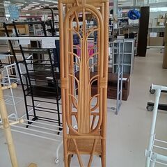 リユースのサカイ栃木店★ジモティ割あり★  飾り棚 ライトブラウン W40×D33×H164.5 クリーニング済み TC10430の画像