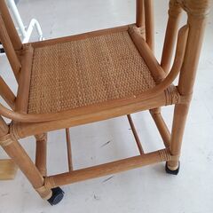 リユースのサカイ栃木店★ジモティ割あり★  飾り棚 ライトブラウン W40×D33×H164.5 クリーニング済み TC10430の画像