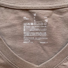 無印良品　Tシャツ　チャコール　M インナーシャツ　薄手の画像