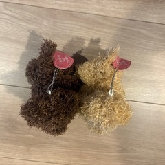 新品未使用　タグ付き　犬のぬいぐるみ
の画像