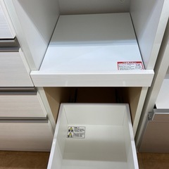 ニトリ　レンジボード　ホワイト　程度ABの画像