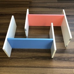 ※売約済み※【完成品／訳あり品】デスク上置棚 デスクオーガナイザー  木製 ホワイト 卓上ラック スライド式 横幅伸縮  飾り棚の画像