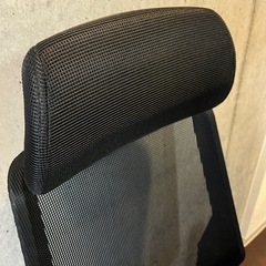 ニトリ　ワークチェア　ランツァBKの画像
