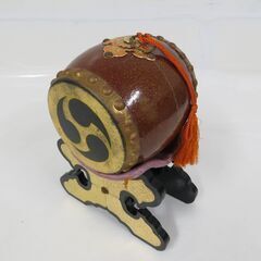 置物 寿印50番 太鼓飾 御太鼓 五月人形 端午の節句 幅19.5cm×奥行14cm×高さ27cm の画像