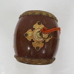 置物 寿印50番 太鼓飾 御太鼓 五月人形 端午の節句 幅19.5cm×奥行14cm×高さ27cm の画像