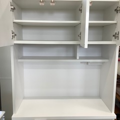 家具ならトレファク吉川店！！   ニトリ　3枚扉レンジボード　ホワイトの画像