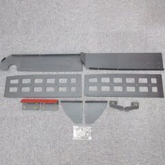 JB23に適合 TESIN 車のテールゲート 窓 枠フェンス 収納 ボックス オーガナイザー ラック ブラケット スズキ ジムニーの画像