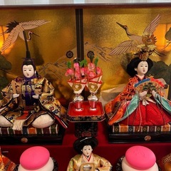 お雛様🎎 お雛人形 ガラスケース ひな祭り　お雛様の画像