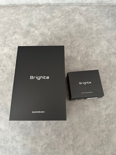【美品】Brighte ELEKIBURUSHI＋　スカルプブラシ、パック2枚セット★即日引き渡し可能