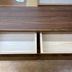 ニトリ　ローチェスト　ブラウン　天板キズ有の画像